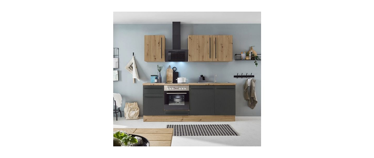 Kitchens with electrical appliances